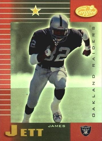 James Jett 1999 leaf Leaf Certified