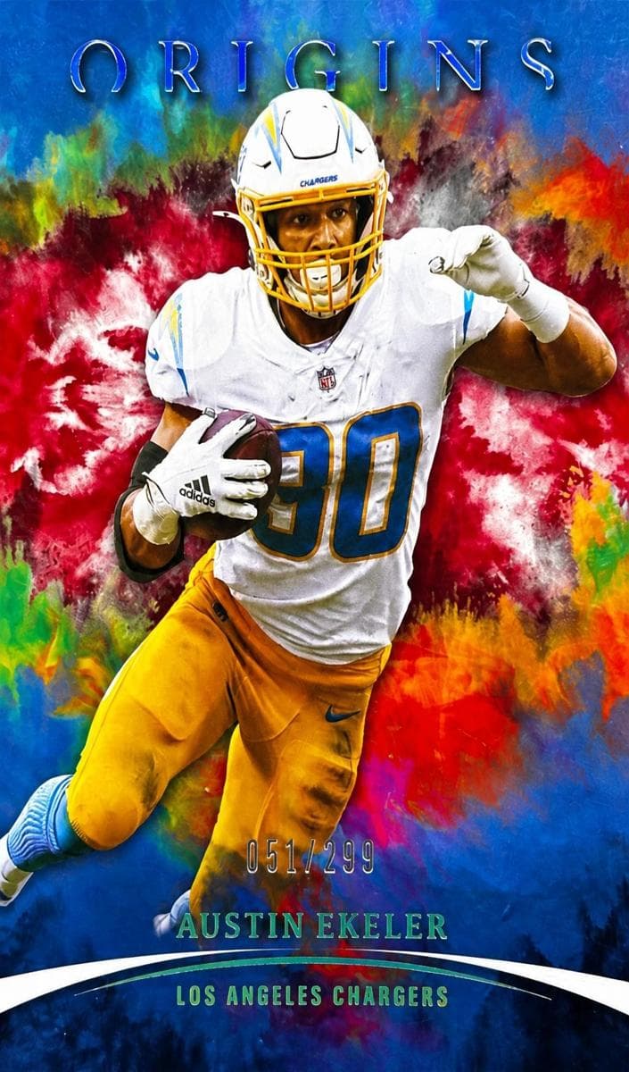 Austin Ekeler 2021 panini Panini Origins