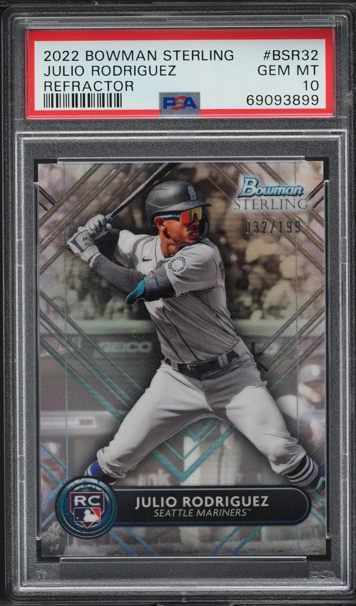 Julio Rodriguez 2022 bowman Bowman Sterling