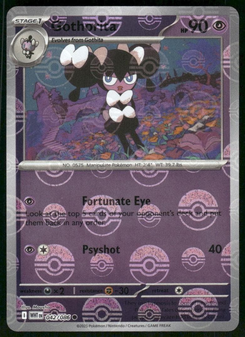 Gothorita trading card