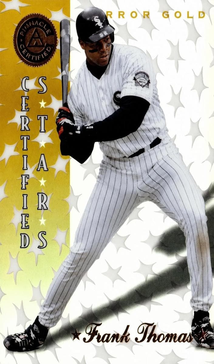 Frank Thomas 1997 panini Pinnacle Certified