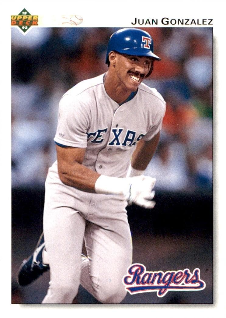 Juan Gonzalez 1992 upper-deck Upper Deck