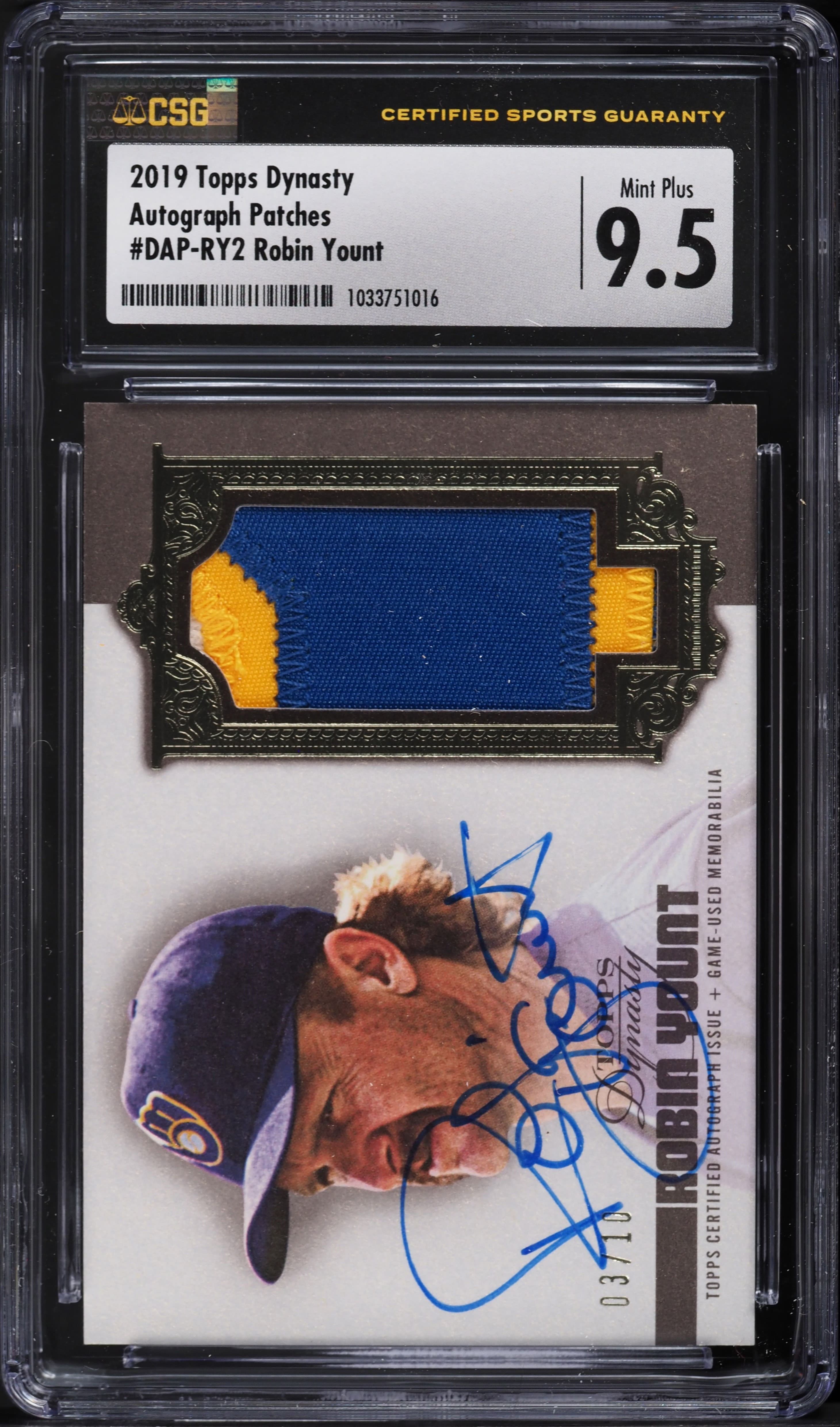Robin Yount 2019 topps