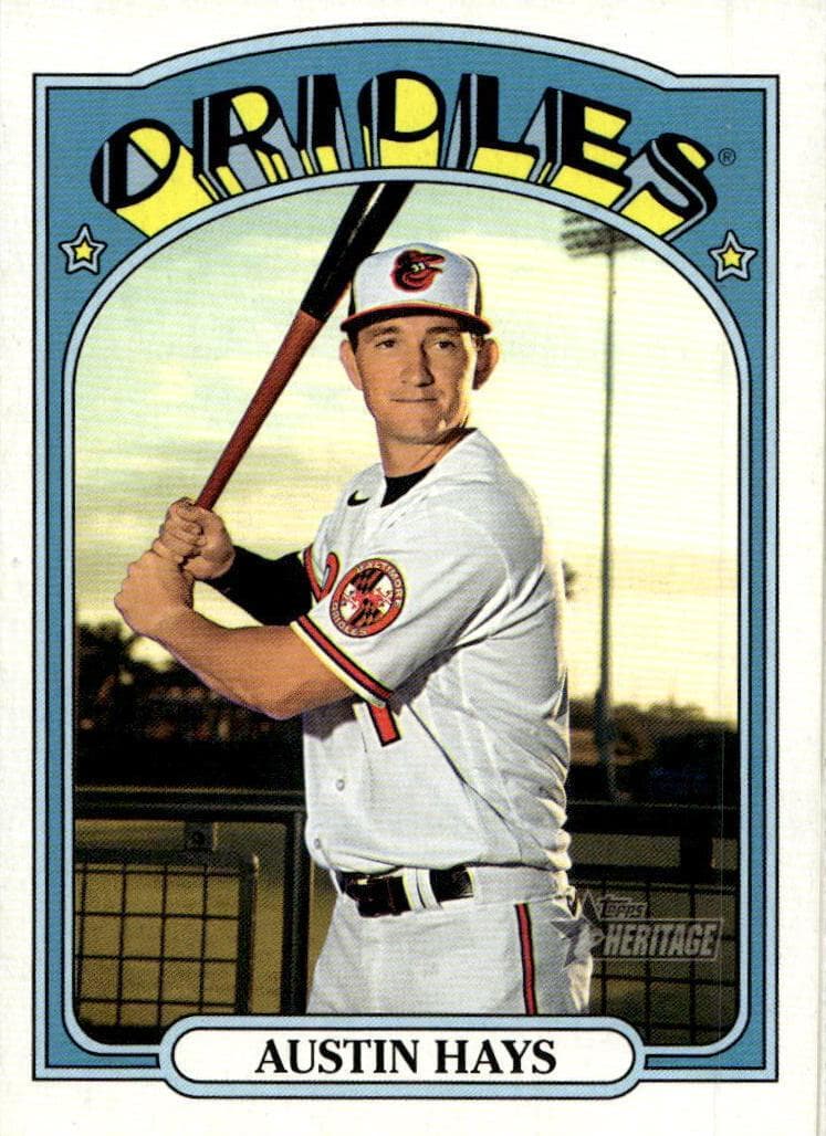 Austin Hays 2021 topps Topps Heritage