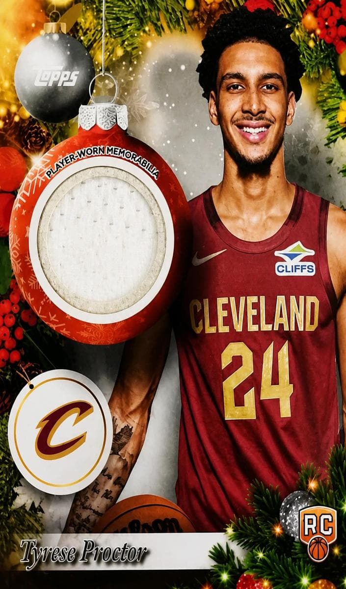 Tyrese Proctor 2025 topps Topps Holiday