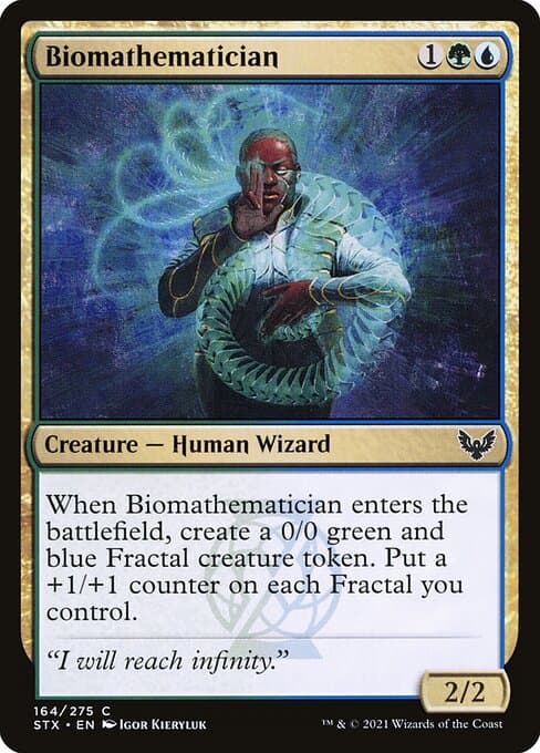 Biomathematician 2021 Magic: The Gathering Strixhaven School of Mages