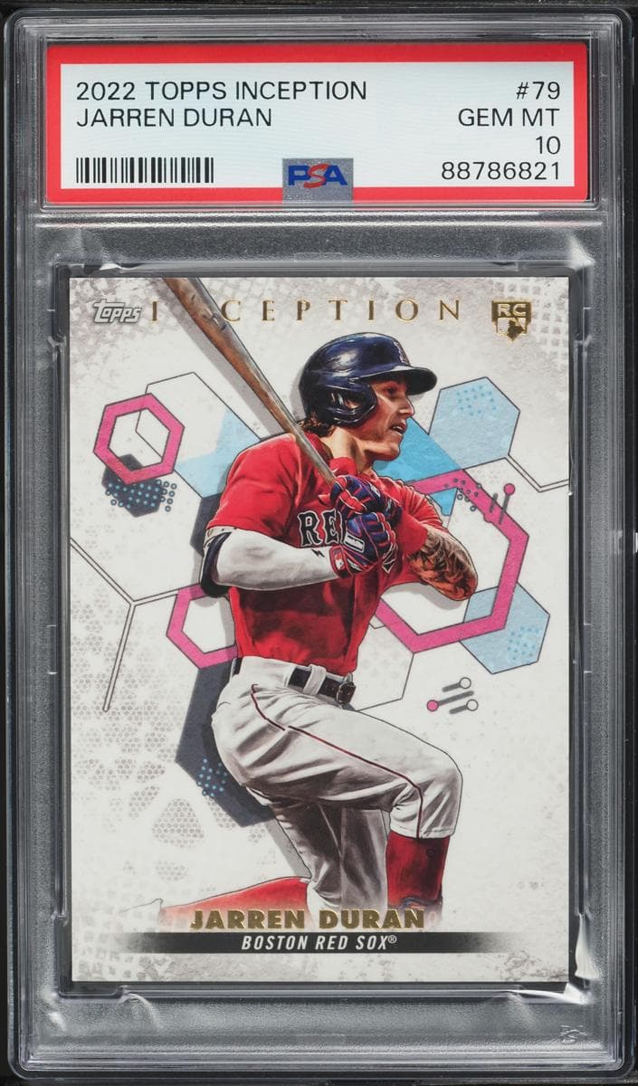 Jarren Duran 2022 topps Topps Inception