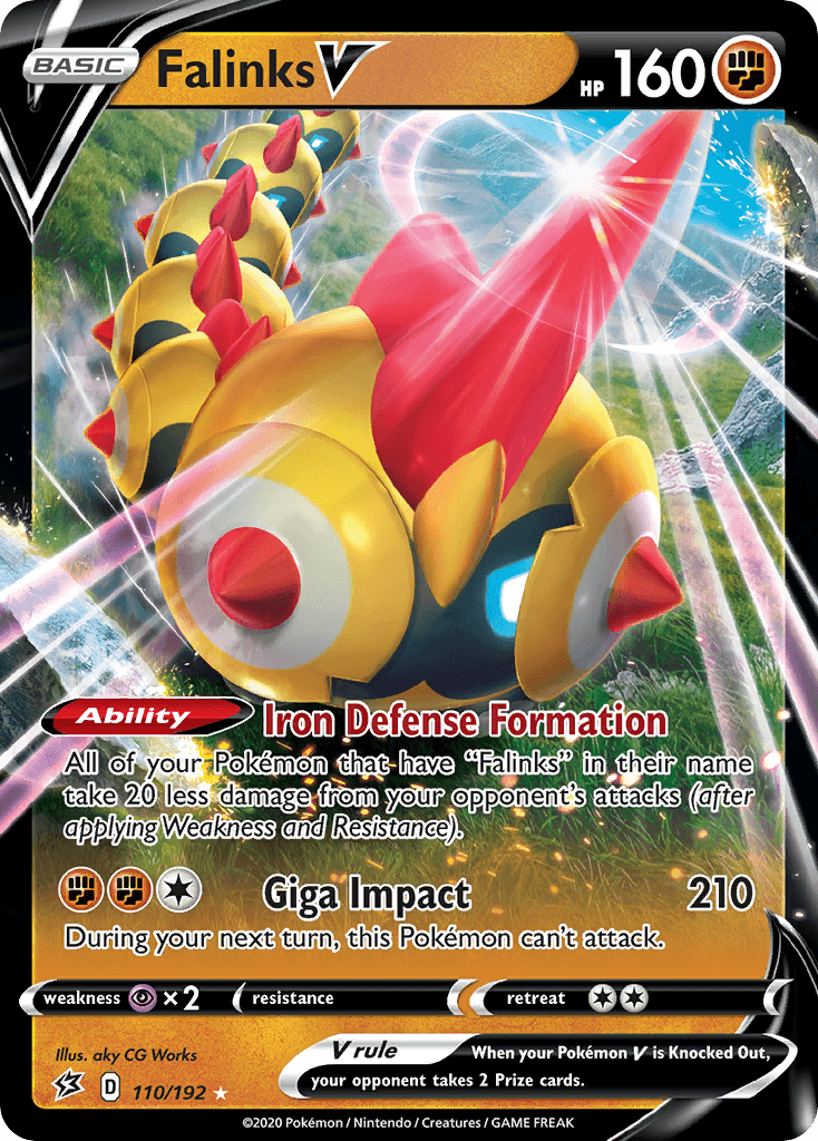 Falinks V 2020 Pokemon Rebel Clash
