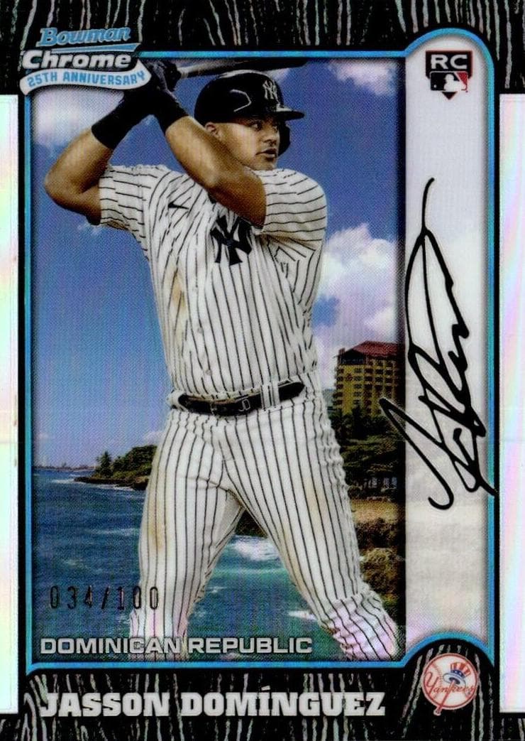 Jasson Domínguez 2024 bowman Bowman Chrome