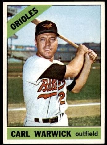 Carl Warwick 1966 topps Topps Venezuelan