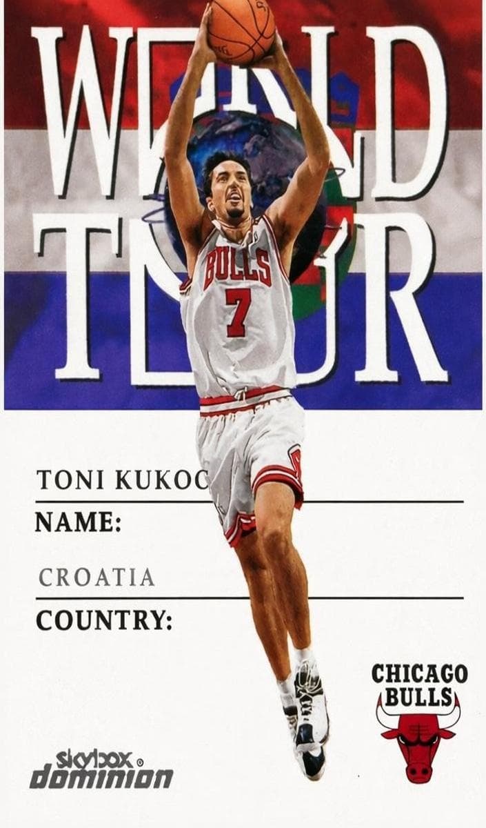Toni Kukoc 1999 skybox Dominion