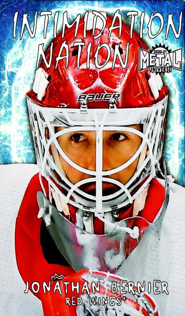 Jonathan Bernier 2020 fleer SkyBox Metal Universe