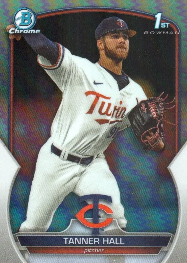 Tanner Hall trading card