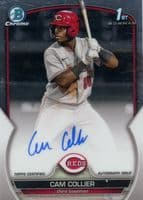 Cam Collier trading card