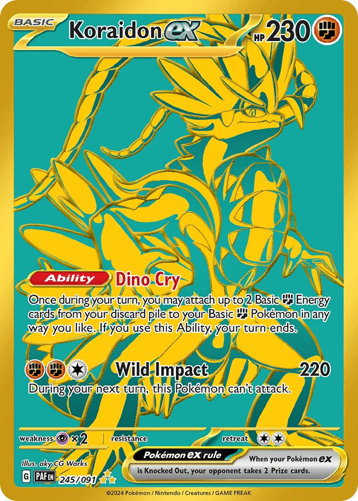 Koraidon ex 2024 Pokemon