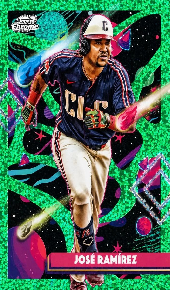 José Ramírez 2025 topps Topps Cosmic Chrome