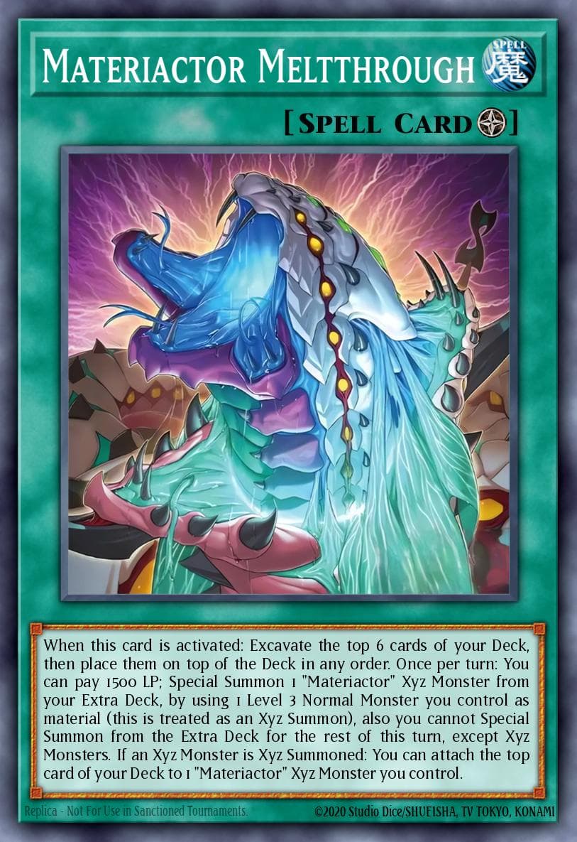 Materiactor Meltthrough 2025 Yu-Gi-Oh! Alliance Insight