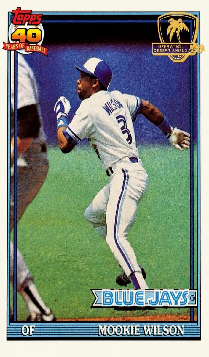 Mookie Wilson 1991 topps Topps