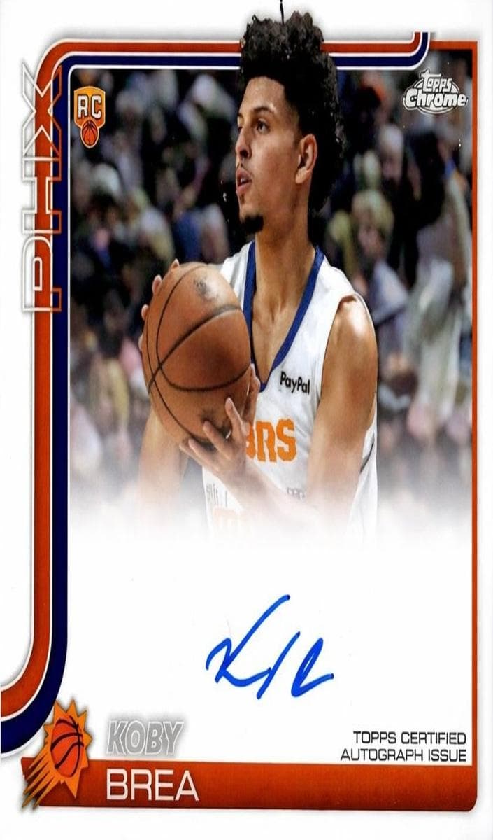 Vince Carter 2025 topps Topps Chrome Sapphire