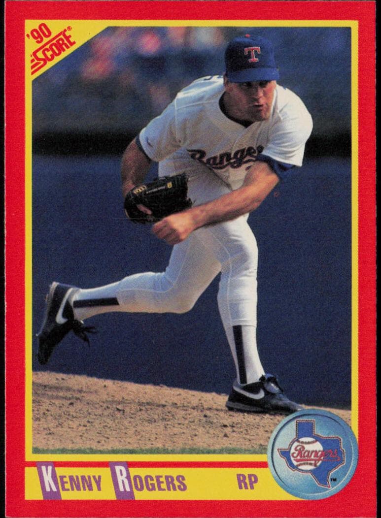 Kenny Rogers trading card