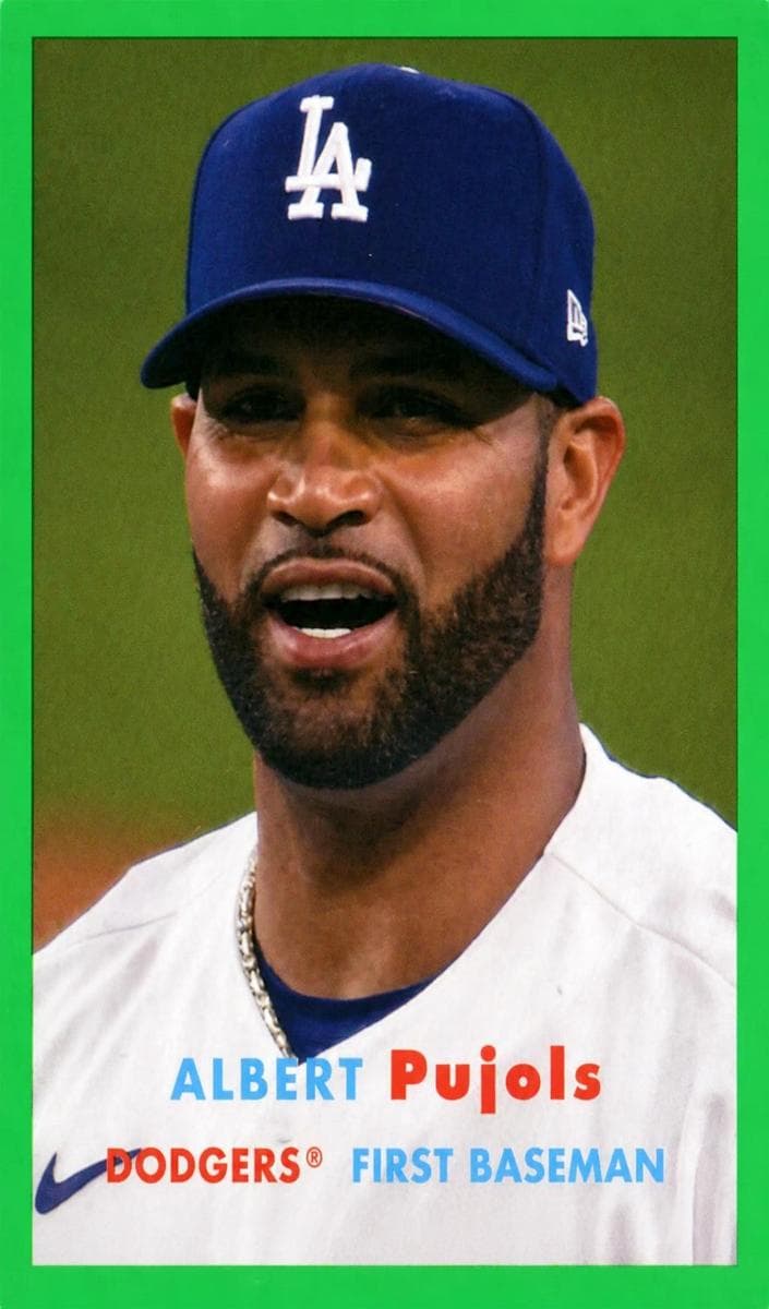 Albert Pujols 2021 topps Topps Archives