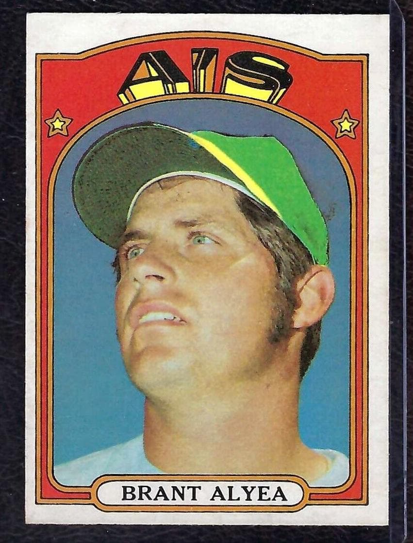 Brant Alyea 1972 topps O-Pee-Chee