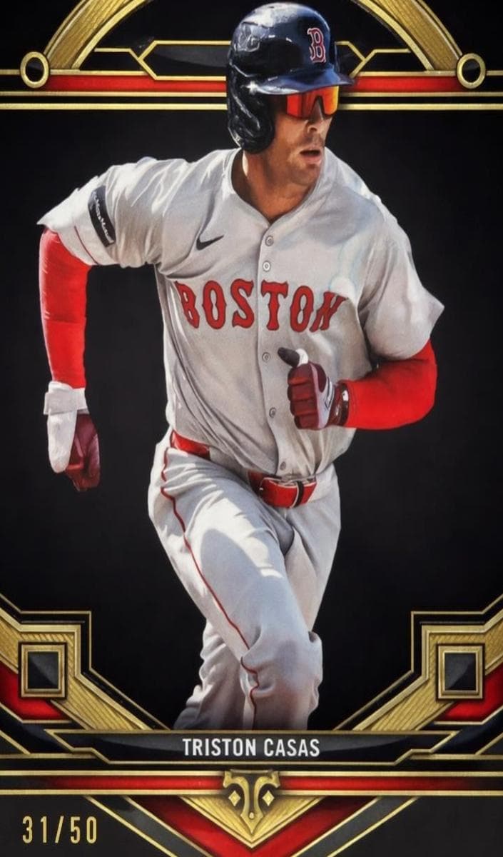 Triston Casas 2024 topps Topps Triple Threads