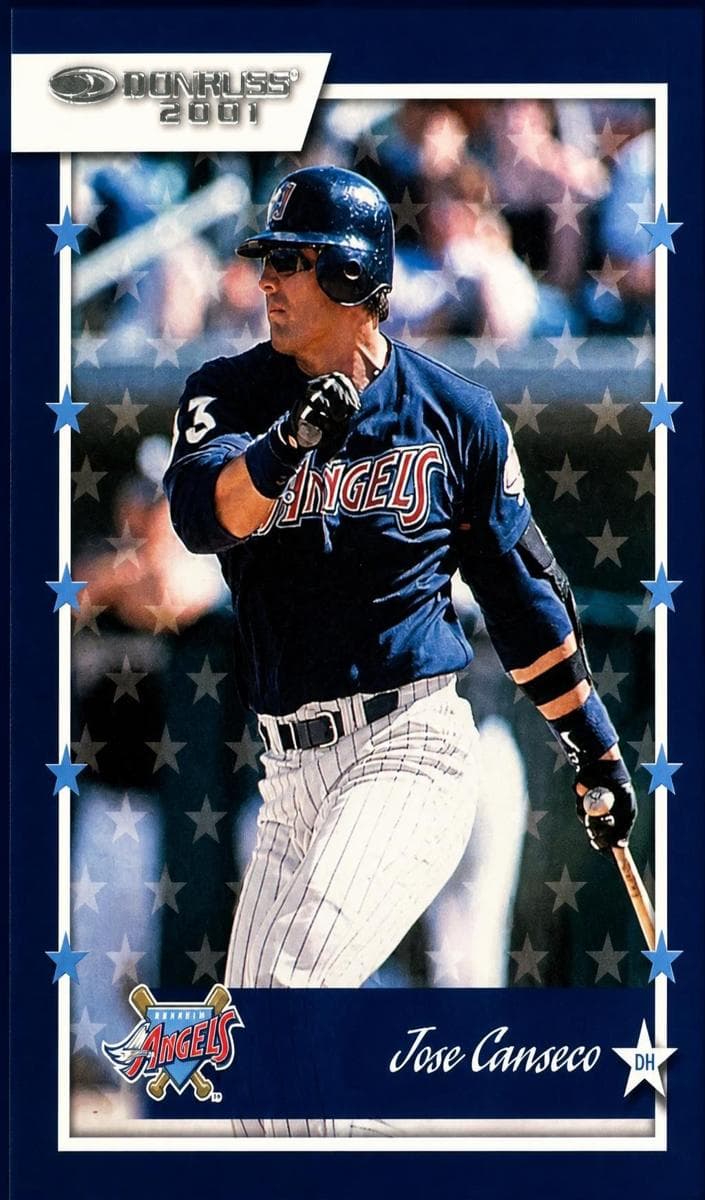 Jose Canseco 2001 panini Donruss