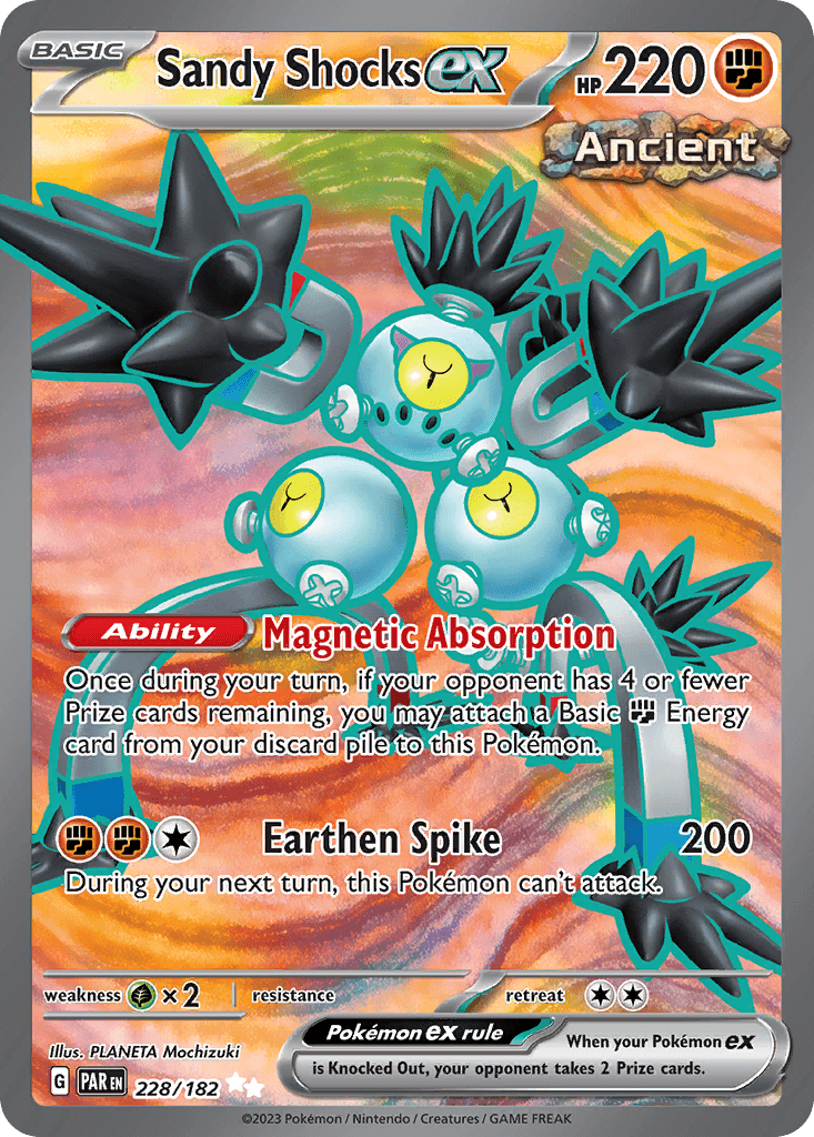 Sandy Shocks ex 2023 Pokemon