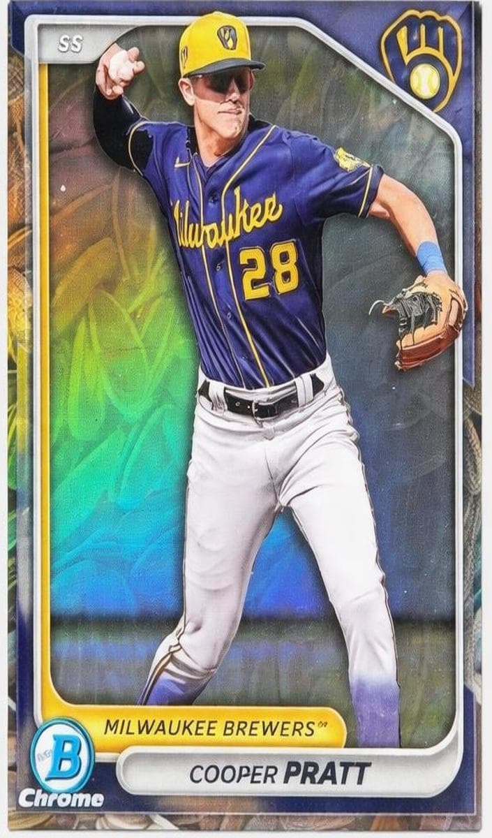 Cooper Pratt 2024 bowman Bowman Draft Sapphire Edition
