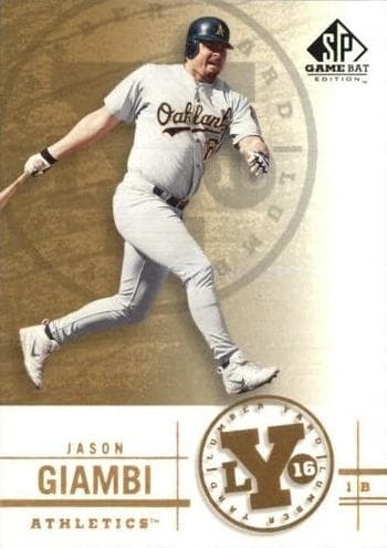 Jason Giambi 2001 unknown SP Game Bat Edition