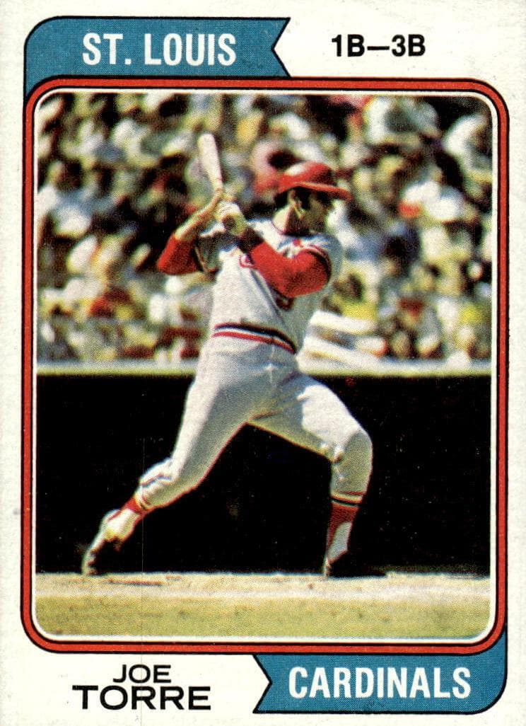 Joe Torre 1974 topps Topps