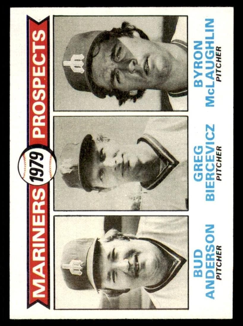 Mariners 1979 Prospects (Bud Anderson / Greg Biercevicz / Byron McLaughlin) #712