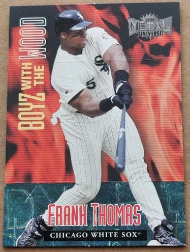 Frank Thomas 1999 fleer Skybox Metal Universe