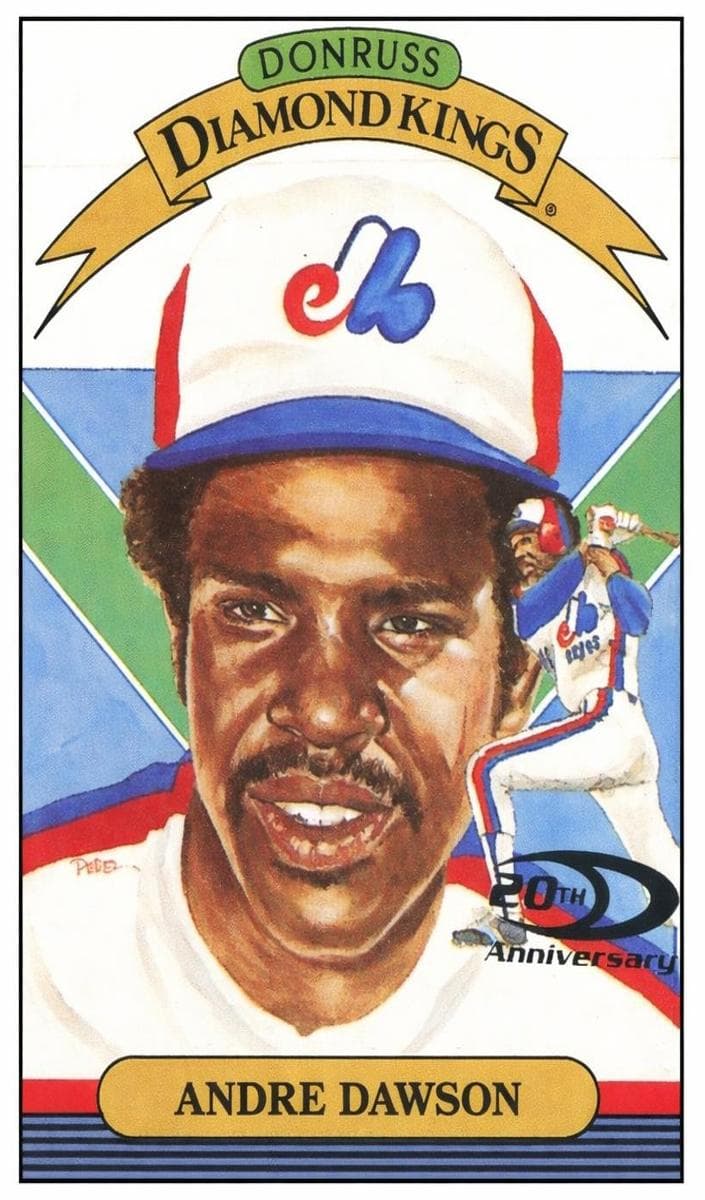 Andre Dawson 2001 panini Donruss