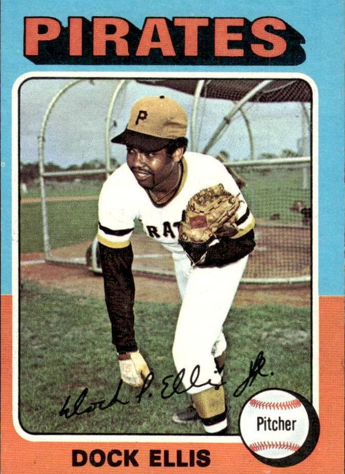 Dock Ellis 1975 topps Topps