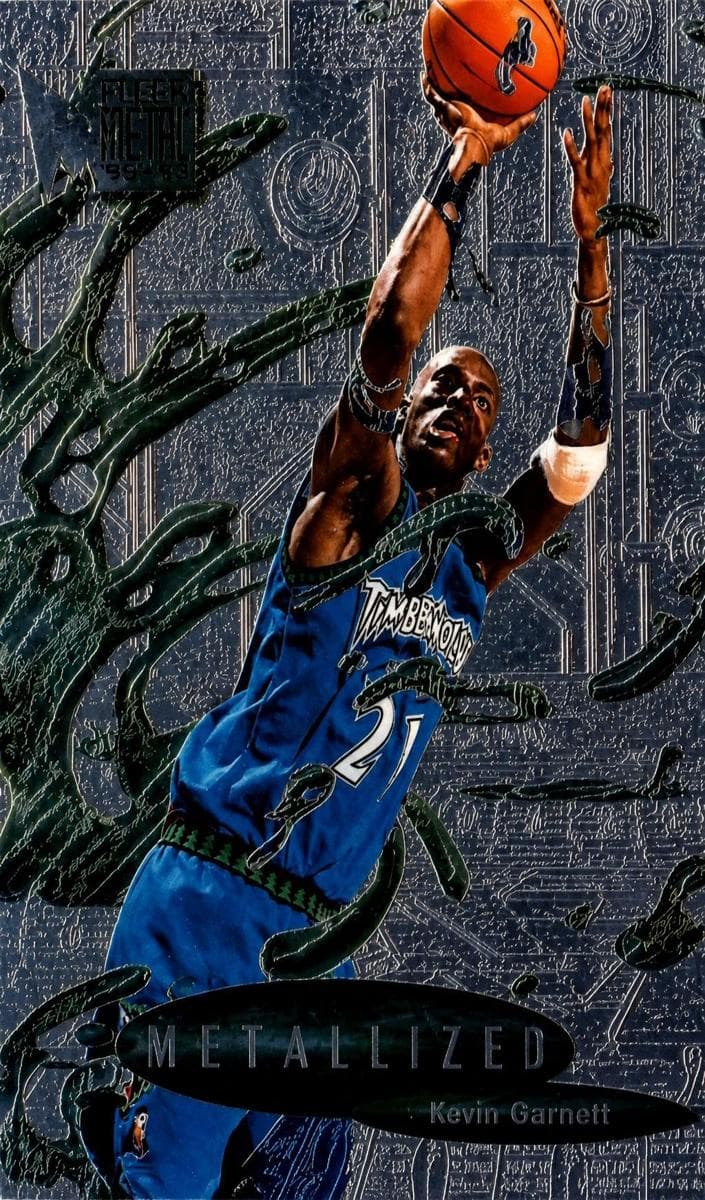 Kevin Garnett 1996 fleer Metal