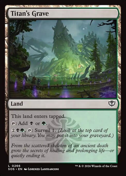 Titan's Grave 2026 Magic: The Gathering Secrets of Strixhaven