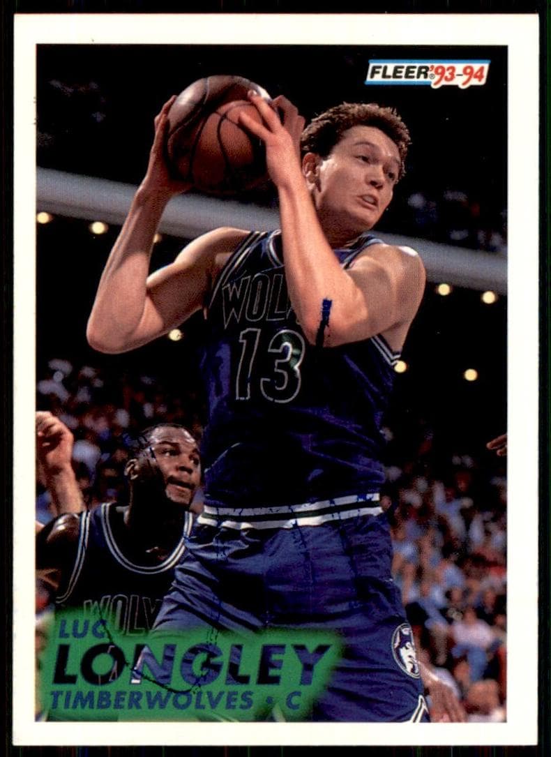 Luc Longley 1993 fleer