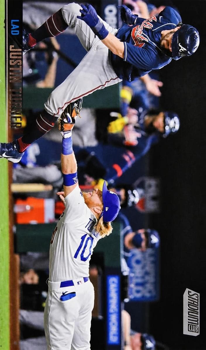 Justin Turner 2021 topps Stadium Club