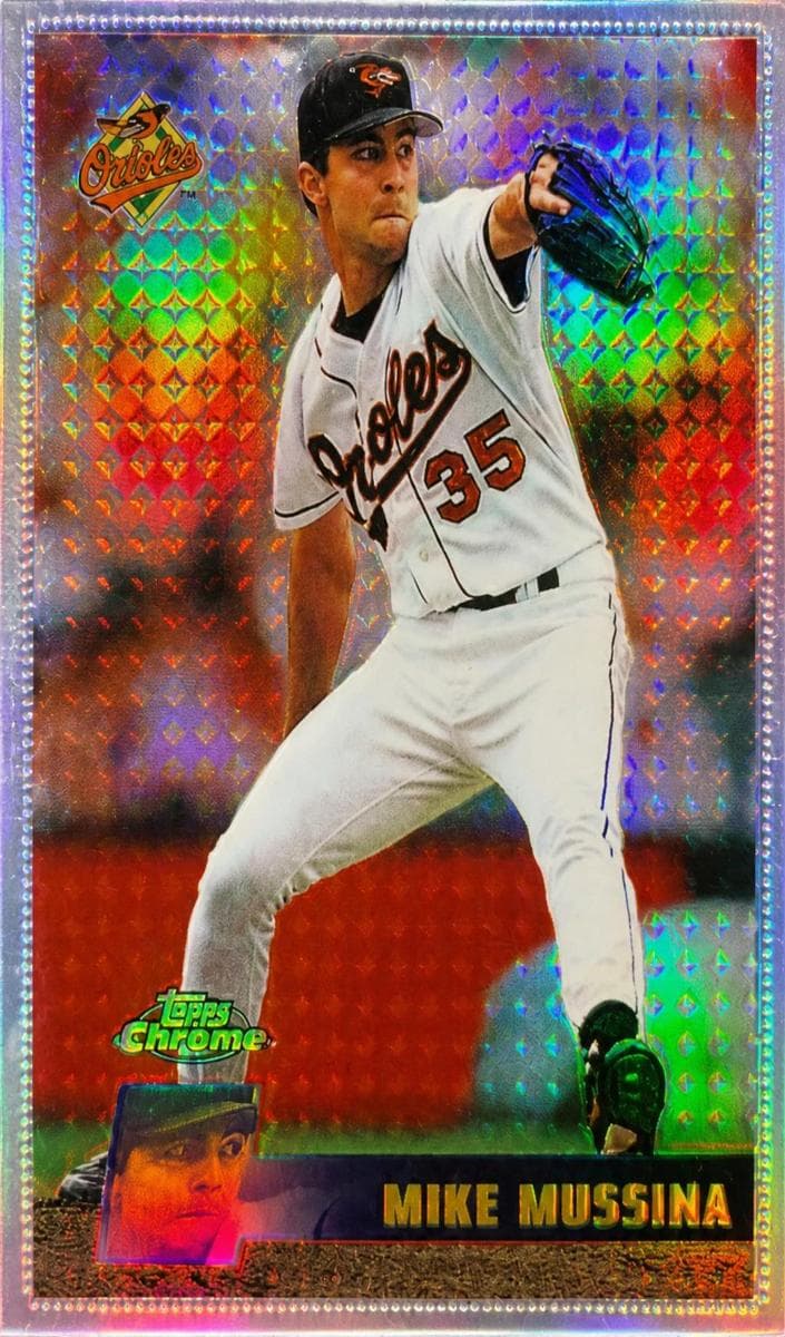 Mike Mussina 1996 topps Topps Chrome