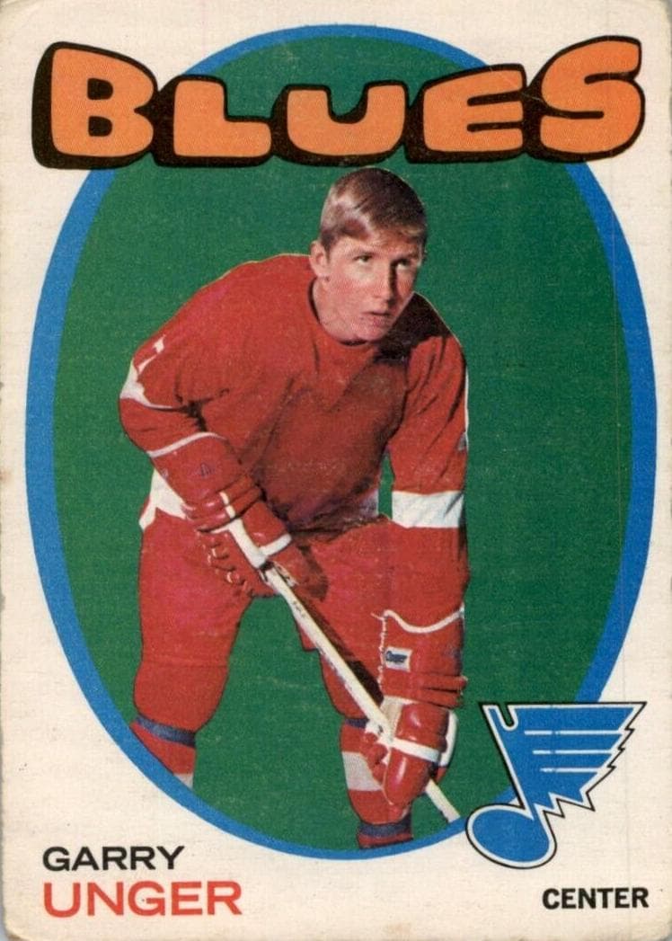 Garry Unger 1971 topps O-Pee-Chee