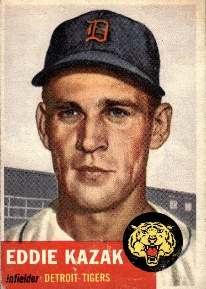 Eddie Kazak 1953 topps Topps