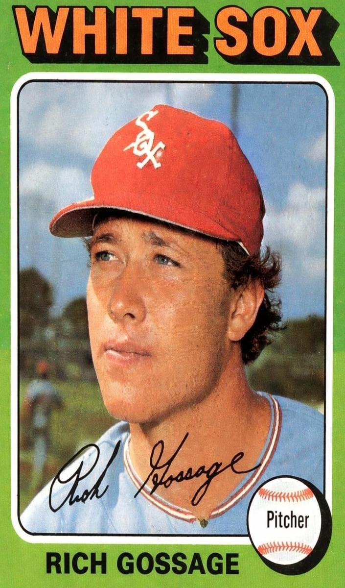 Rich Gossage 1975 topps Topps