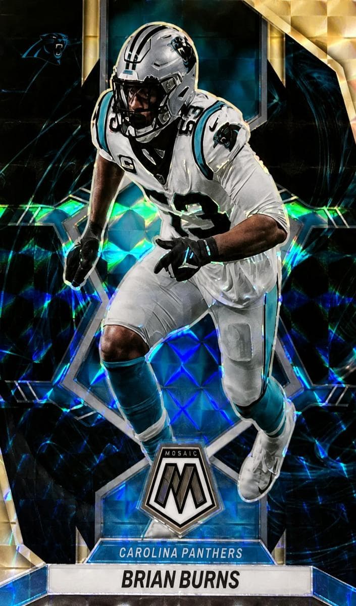 Brian Burns 2022 panini Panini Mosaic