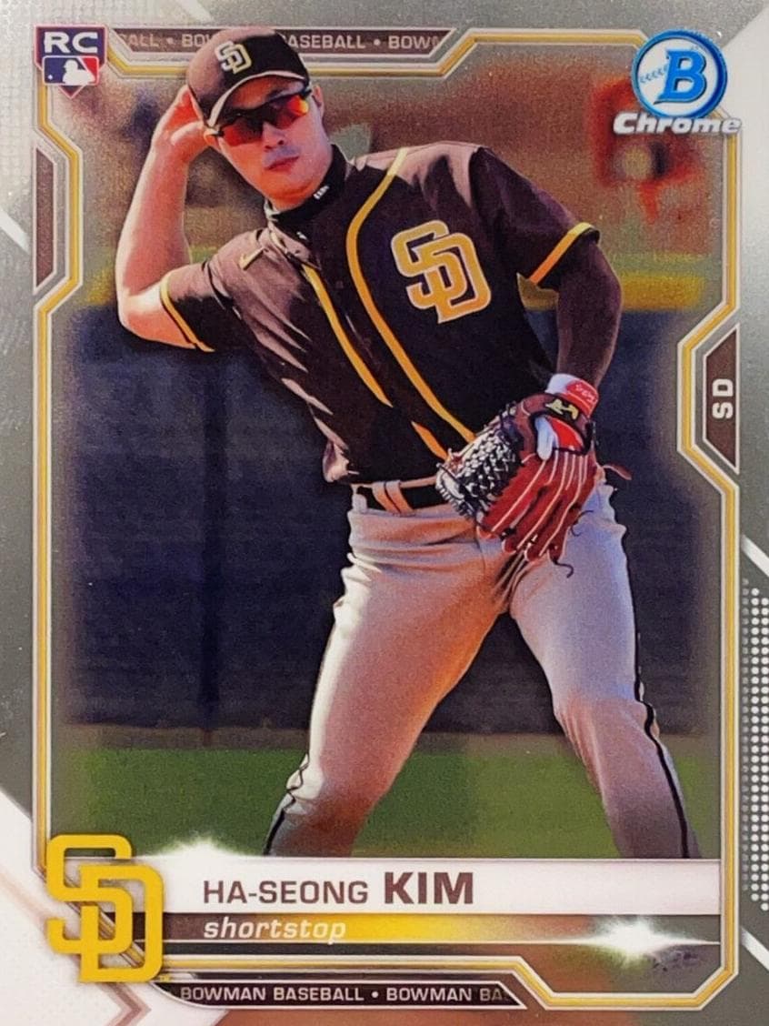 Ha-Seong Kim 2021 bowman Bowman Chrome