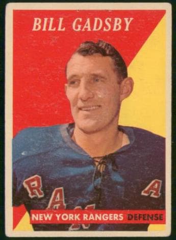 Bill Gadsby 1958 topps Topps
