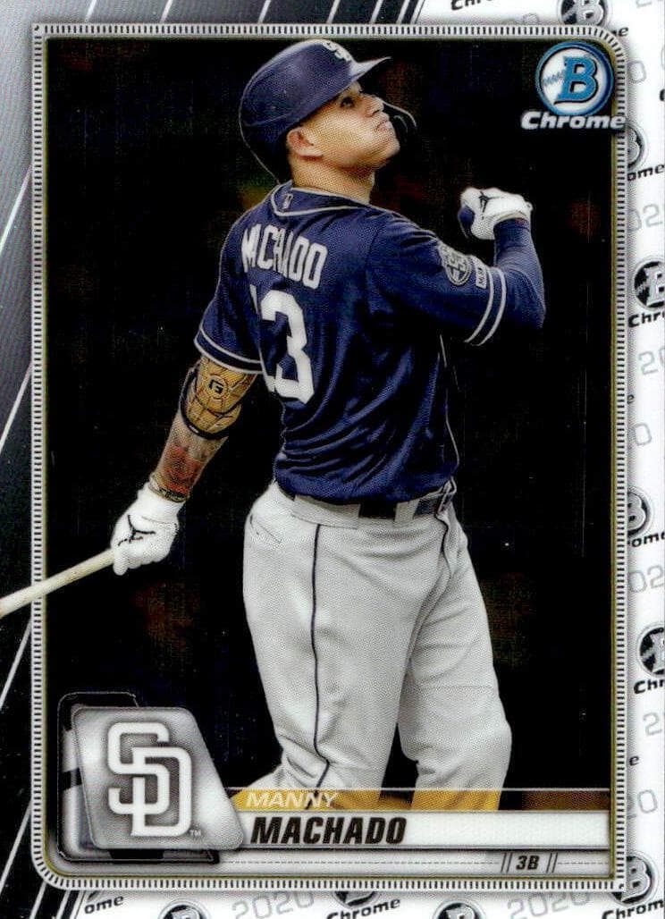 Manny Machado 2020 bowman Bowman Chrome