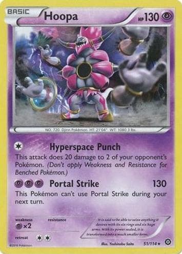 Hoopa trading card