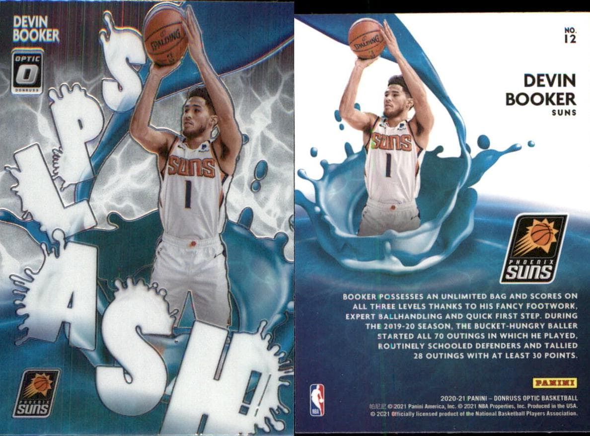 Devin Booker 2020 panini Donruss Optic